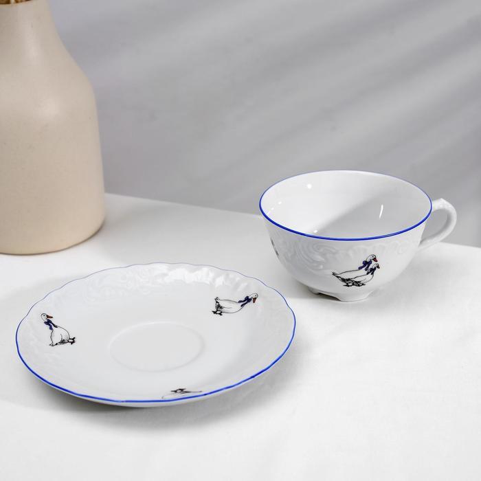 Чайный сервиз на 6 персон «Рококо. Гуси», 15 предметов - фото 10 - id-p199591016
