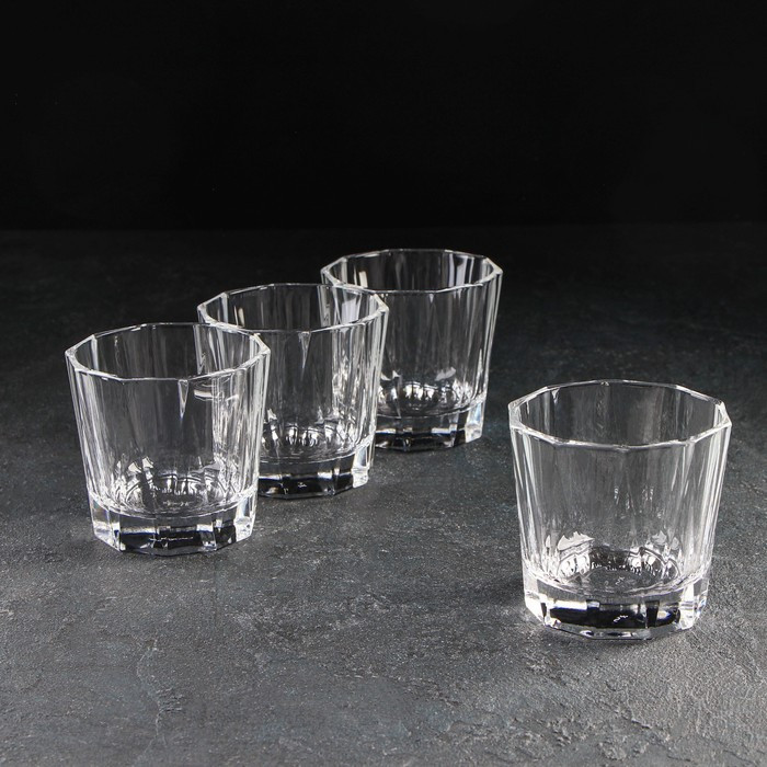 Набор стаканов «Хемингуэй», 330 мл, 4 шт - фото 1 - id-p199590146