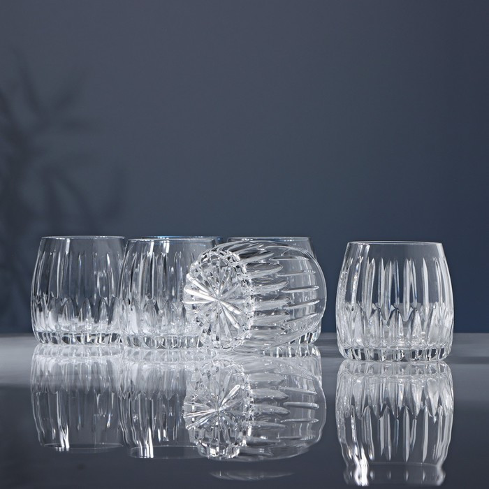 Набор стаканов хрустальных для виски, 300 мл, 6 шт - фото 1 - id-p199590185