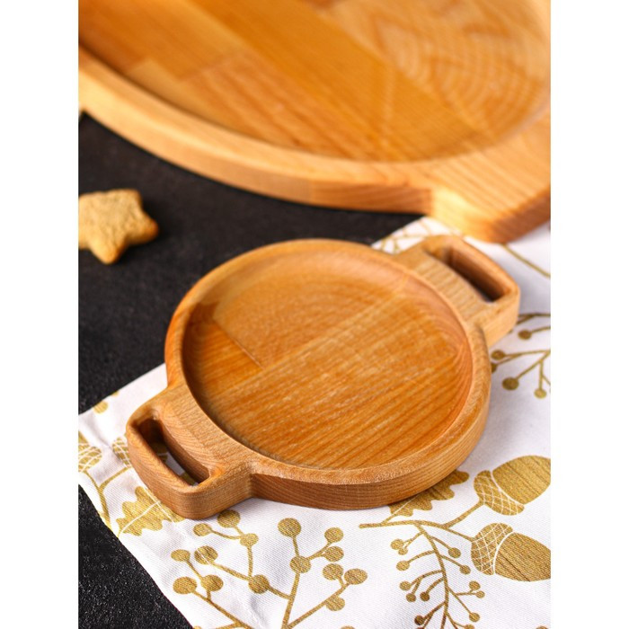 Подарочный набор посуды Adelica «Кухни мира», доски для подачи 3 шт: 43×25 см, 21×14 см, 18×14 см, берёза - фото 3 - id-p199596924