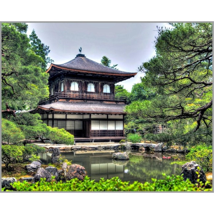 Алмазная мозаика «Сады Киото» 40 × 50 см - фото 1 - id-p199595106