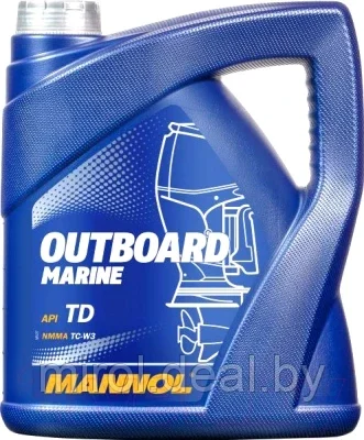 Моторное масло Mannol 2-Takt Outboard Marine API TD NMMA TC-W3 / MN7207-4 - фото 1 - id-p199600693