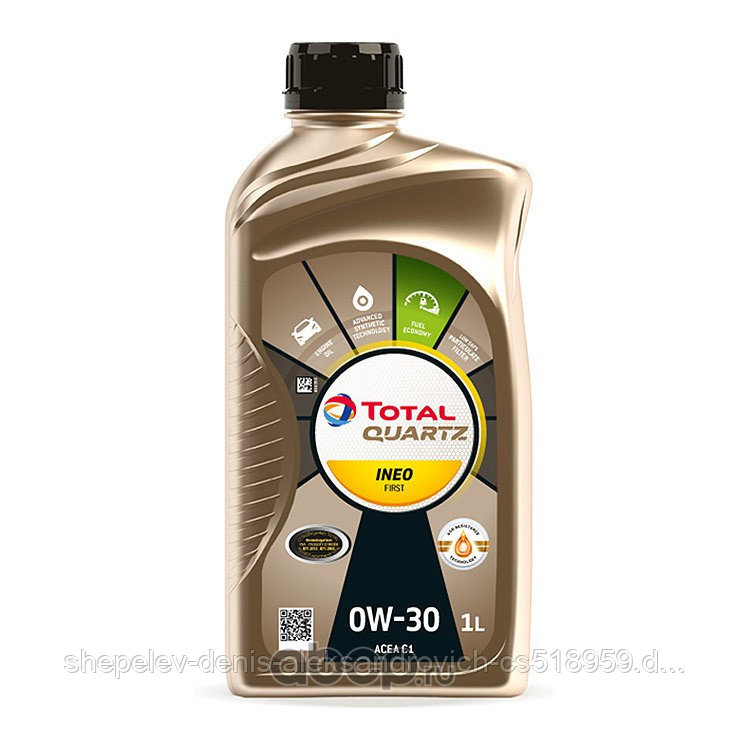 Моторное масло TOTAL QUARTZ INEO FIRST 0W30 1L