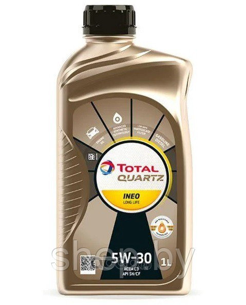 Моторное масло Total Quartz Ineo Long Life 5W30 1L - фото 1 - id-p199609023