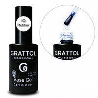 БАЗА КАУЧУКОВАЯ ГИПОАЛЛЕРГЕННАЯ ДЛЯ ГЕЛЬ-ЛАКА GRATTOL IQ RUBBER BASE GEL, (9 мл)