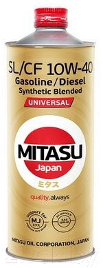 Моторное масло Mitasu Universal SL/CF 10W40 1L - фото 1 - id-p199609317