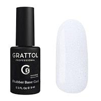 Grattol, БАЗА ГЛИТТЕР №1 КАУЧУКОВАЯ ДЛЯ ГЕЛЬ-ЛАКА GRATTOL RUBBER BASE GLITTER NO HEMA