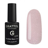 Grattol, БАЗА ГЛИТТЕР №5 КАУЧУКОВАЯ ДЛЯ ГЕЛЬ-ЛАКА GRATTOL RUBBER BASE GLITTER NO HEMA