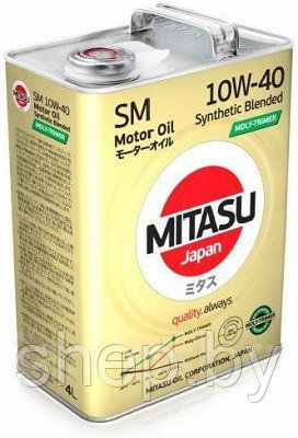 Моторное масло MITASU MOLY-TRiMER SM 10W-40 4L - фото 1 - id-p199609388