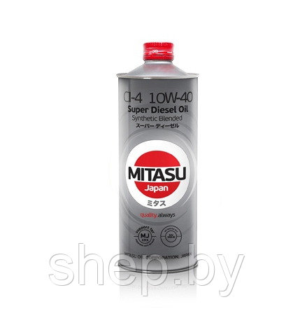 Моторное масло MITASU SUPER DIESEL CI-4 10W-40 1L