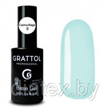 Grattol, КАМУФЛИРУЮЩАЯ БАЗА №9 ДЛЯ ГЕЛЬ-ЛАКА GRATTOL RUBBER BASE