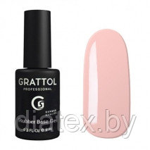 Grattol, КАМУФЛИРУЮЩАЯ БАЗА №6 ДЛЯ ГЕЛЬ-ЛАКА GRATTOL RUBBER BASE