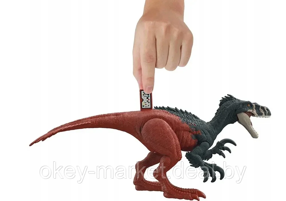 Фигурка Mattel Jurassic World Roar Strikers Megaraptor HGP79 - фото 5 - id-p199611716