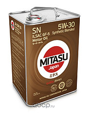 Моторное масло MITASU MOTOR OIL SN 5W-30 ILSAC GF-5 6L