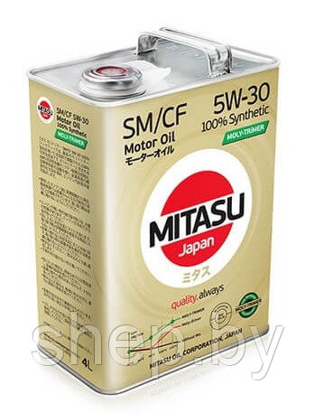 Моторное масло MITASU MOLY-TRiMER SM 5W-30 ILSAC GF-4 4L - фото 1 - id-p199614013