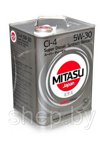 Моторное масло MITASU SUPER DIESEL CI-4 5W-30 6L - фото 1 - id-p199614022