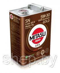 Моторное масло MITASU GOLD SN 5W-30 ILSAC GF-5 6L