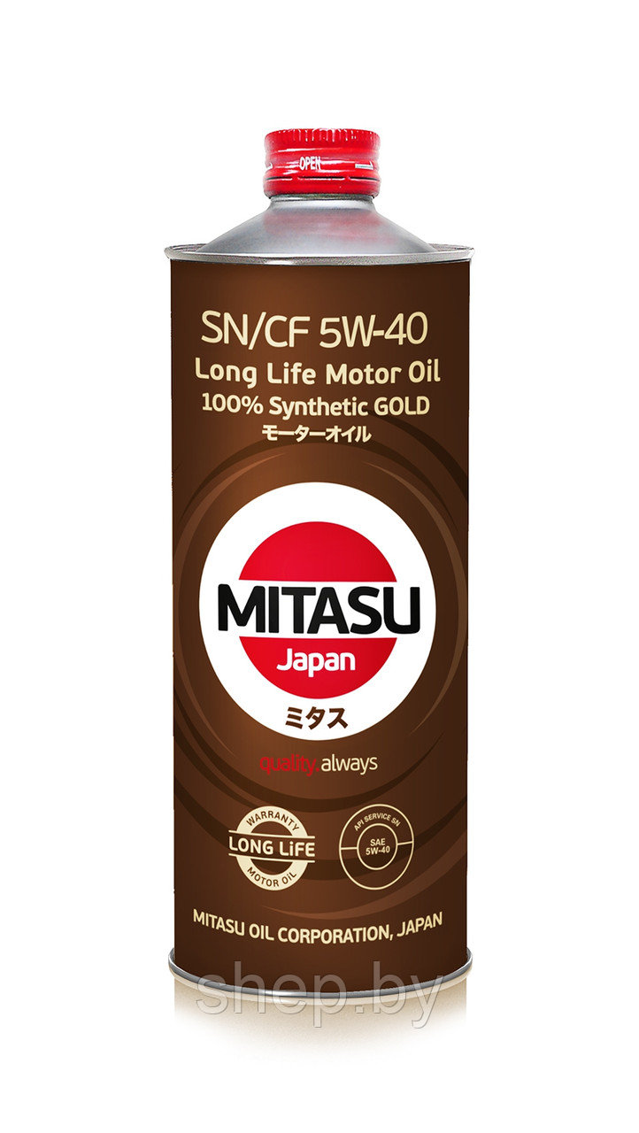 Моторное масло MITASU GOLD LL SN/CF 5W-40 1L - фото 1 - id-p199614132