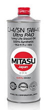 Моторное масло MITASU ULTRA DIESEL CJ-4/SM 5W-40  1L