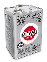 Моторное масло MITASU ULTRA DIESEL CJ-4/SM 5W-40  6L