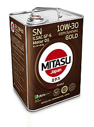 Моторное масло MITASU GOLD SN 10W-30 ILSAC GF-5  6L