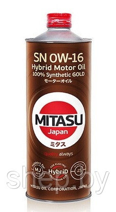 Моторное масло MITASU GOLD HYBRID SN 0W-16  1L