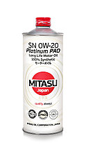 Моторное масло MITASU PLATINUM PAO SN 0W-20  1L