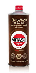 Моторное масло MITASU GOLD SN 5W-20 ILSAC GF-5   1L