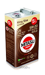 Моторное масло MITASU GOLD SN 5W-20 ILSAC GF-5   5L