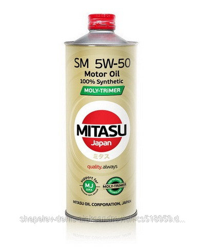 Моторное масло MITASU MOLY-TRiMER SM 5W-50 1L