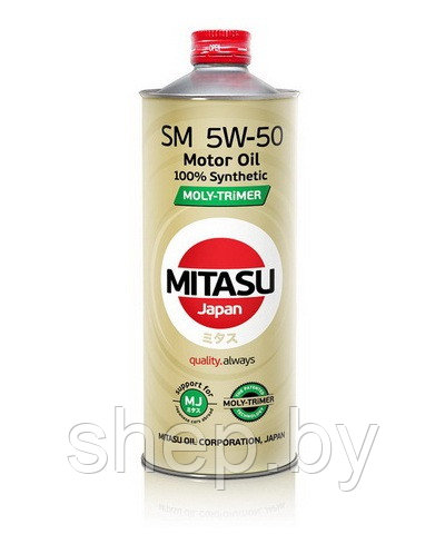Моторное масло MITASU MOLY-TRiMER SM 5W-50 1L - фото 1 - id-p199614317
