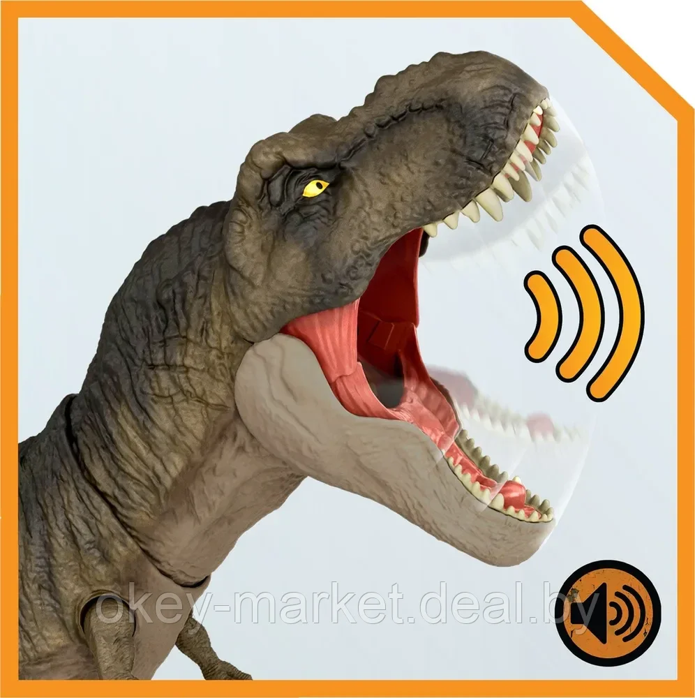 Фигурка Mattel Jurassic World Ти-Рекс большой HDY55 - фото 8 - id-p199614702