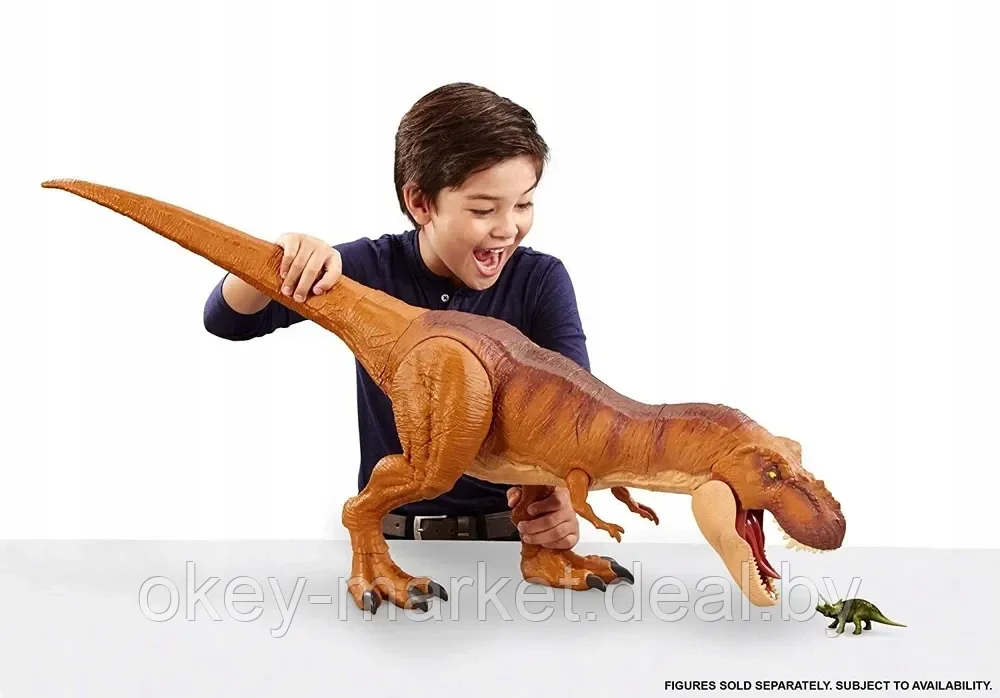 Фигурка Mattel Jurassic World тиранозавр Рекс GNH35 - фото 3 - id-p199614714