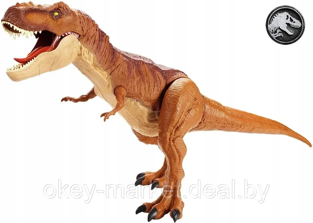 Фигурка Mattel Jurassic World тиранозавр Рекс GNH35 - фото 5 - id-p199614714