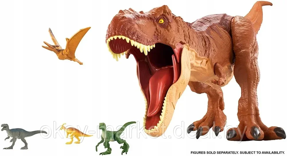Фигурка Mattel Jurassic World тиранозавр Рекс GNH35 - фото 4 - id-p199614714