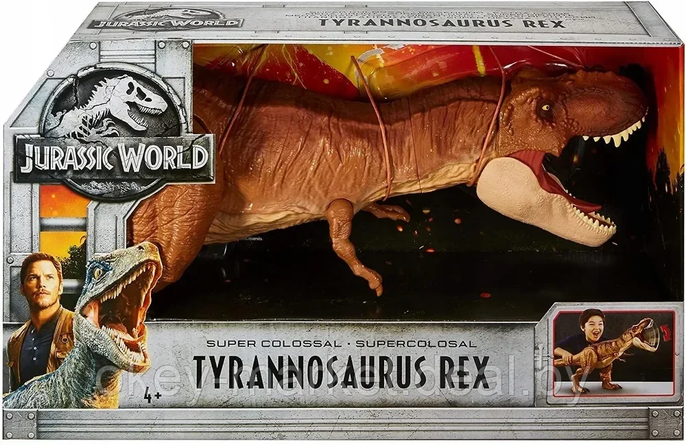 Фигурка Mattel Jurassic World тиранозавр Рекс GNH35 - фото 1 - id-p199614714