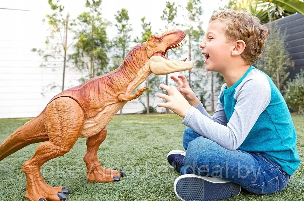 Фигурка Mattel Jurassic World тиранозавр Рекс GNH35 - фото 8 - id-p199614714