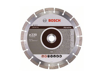 Алмазный круг 230х22,23 мм по абразив. матер. сегмент. Standard for Abrasive BOSCH ( сухая резка)