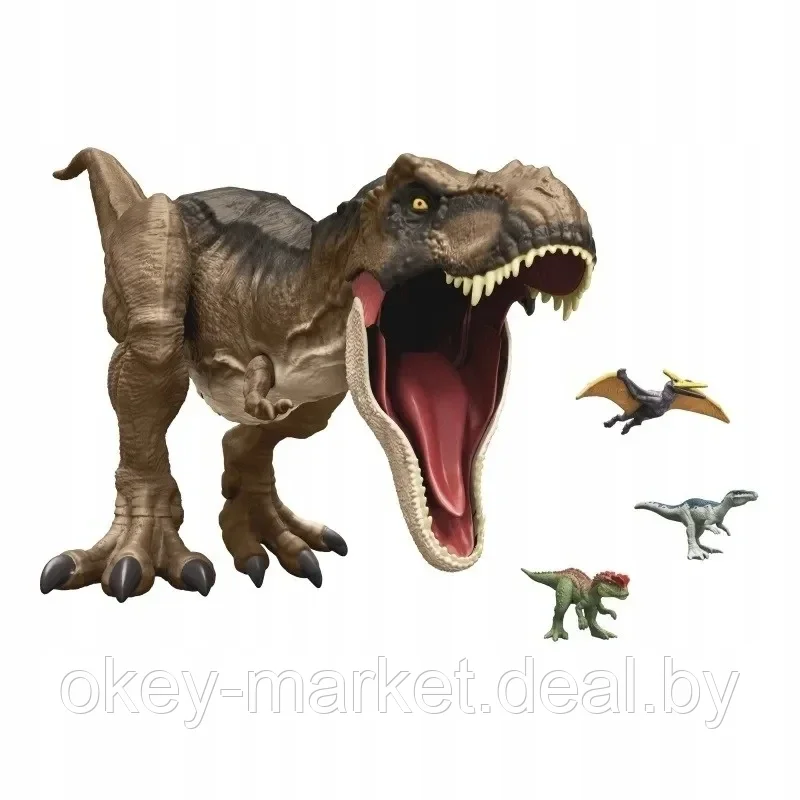 Фигурка Mattel Jurassic World Большой Тиранозавр Рекс HBK73 - фото 5 - id-p199616348