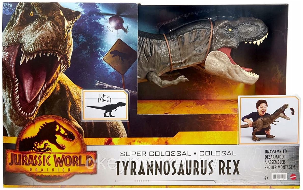 Фигурка Mattel Jurassic World Большой Тиранозавр Рекс HBK73, фото 2