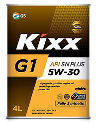Моторное масло KIXX G1 SN PLUS 5W40 4L