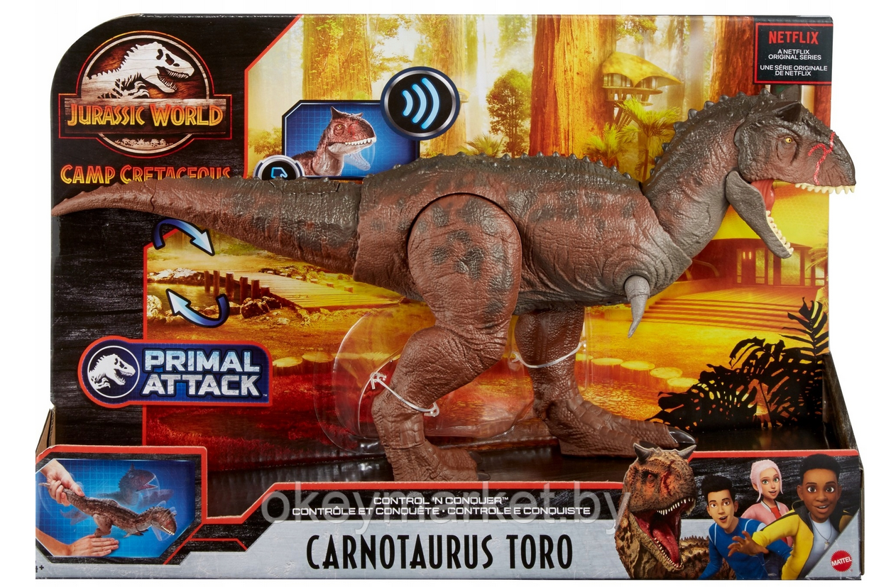 Фигурка Mattel Jurrasic World Карнотавр Торо GNL07 - фото 1 - id-p170343111