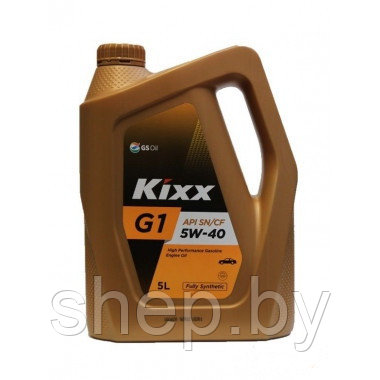Моторное масло KIXX G1 SN PLUS 5W40 5L - фото 1 - id-p199616514