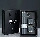 Подарочный набор. Термос с тремя кружками Vacuum set 500 мл, фото 7