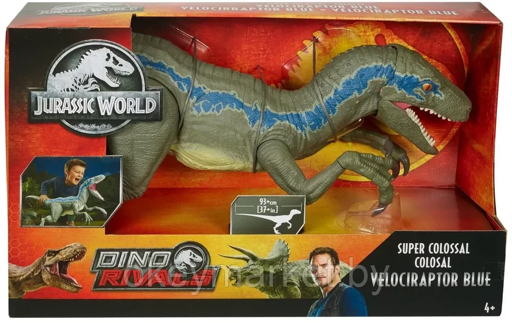 Фигурка Mattel Jurassic World Velociraptor GCT93, фото 2