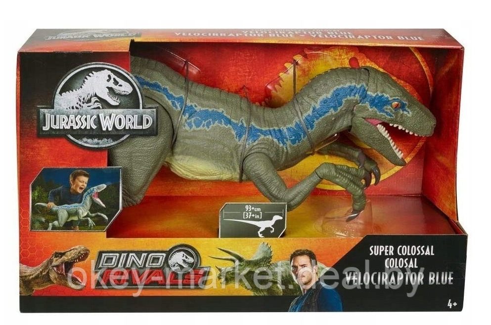 Фигурка Mattel Jurassic World Velociraptor GCT93 - фото 8 - id-p199616533