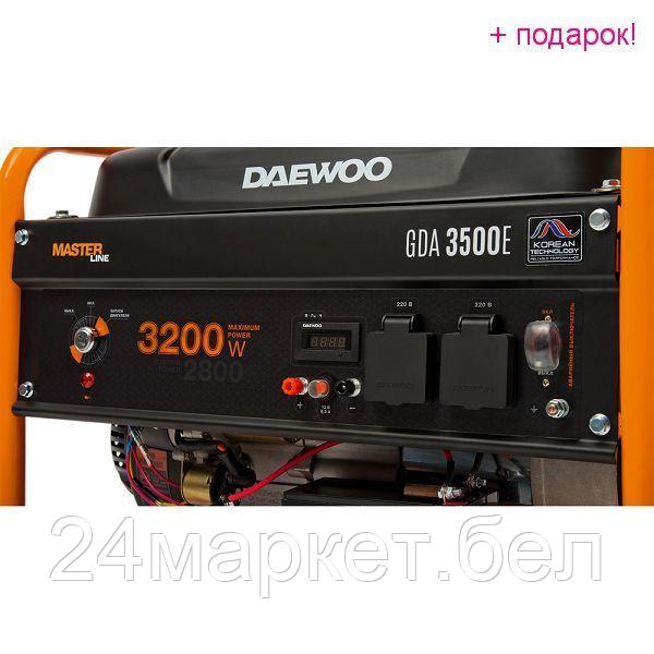 Бензиновый генератор Daewoo Power GDA 3500E - фото 5 - id-p199619869