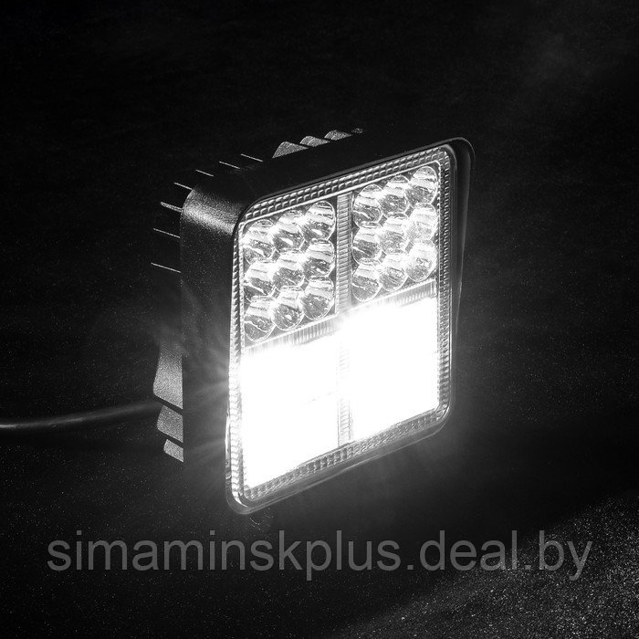 Противотуманная фара, 9-30 В, 54 LED (38 белых, 16 желтых), IP67, 162 Вт, направленный свет - фото 2 - id-p199620018