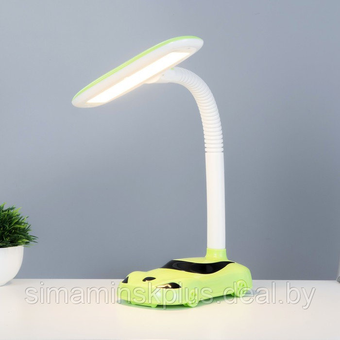 Настольная лампа "Машина" LED 4Вт нежно-зеленый 19,5х23х47 см - фото 2 - id-p199627379