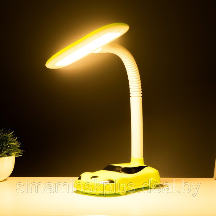 Настольная лампа "Машина" LED 4Вт нежно-зеленый 19,5х23х47 см - фото 3 - id-p199627379